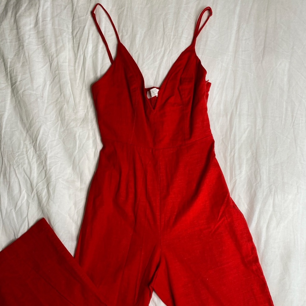 ASTR Red Jumpsuit